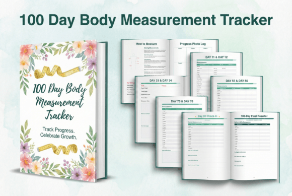 100 Day Body Measurement Tracker – Your Transformation Starts Today