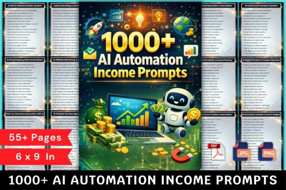 💰 1000 AI Automation Income Prompts: A Strategic Guide to Building Scalable Digital Systems
