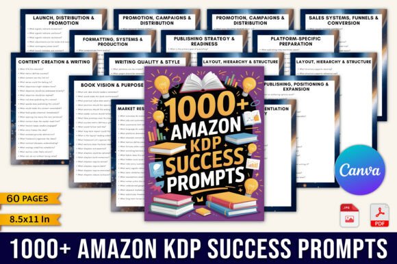 1000 Amazon KDP Success Prompts: A Game-Changer for Self-Publishers and Entrepreneurs