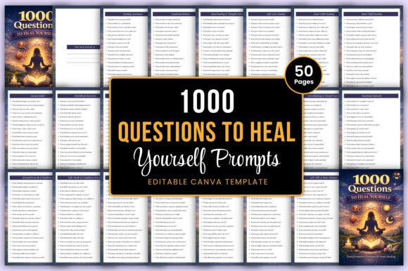 1000 Questions to Heal Yourself Prompts