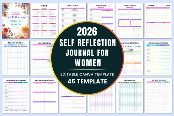 2026 Self-Reflection Journal for Women: A Guide to Mindful Growth and Intentional Living