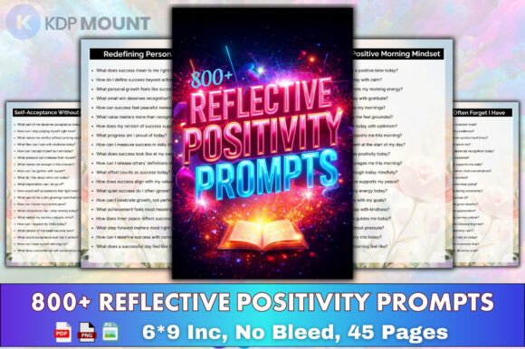 800 Reflective Positivity Prompts: A Journey Toward Emotional Clarity and Inner Peace