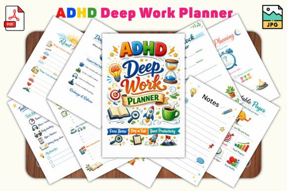 ADHD Deep Work Planner