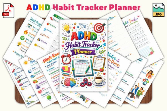 ADHD Habit Tracker Planner: A Gentle Approach to Building Consistency