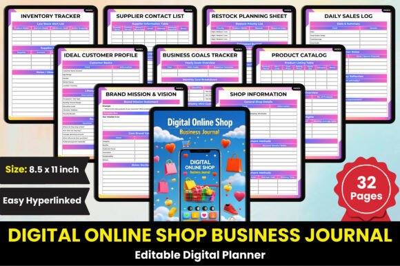 Digital Online Shop Business Journal: A Comprehensive Tool for E-Commerce Success