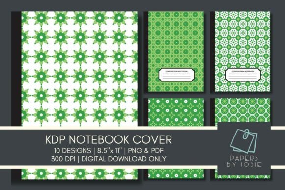 Green Geometric KDP Notebook Cover: A Modern Solution for Authors and Publishers