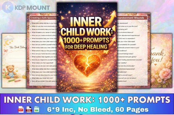 Inner Child Work 1000 Prompts: A Gentle Journaling Guide for Emotional Healing and Self-Trust