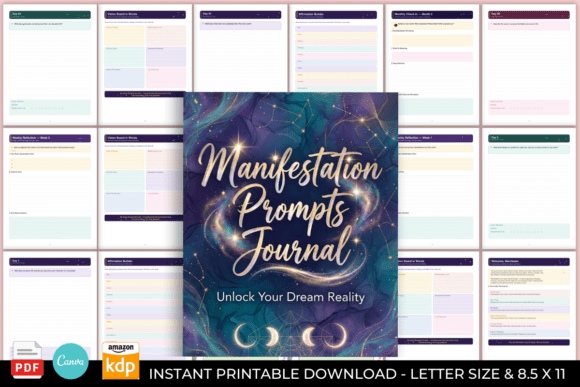 Manifestation Prompts Journal