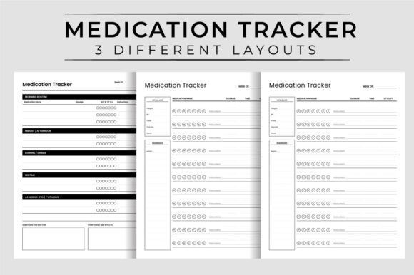 Medication Tracker PDF Interior: A Versatile Tool for Personalized Healthcare Management