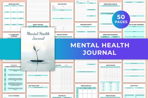 Mental Health Journal Canva KDP: A Customizable Tool for Daily Wellbeing