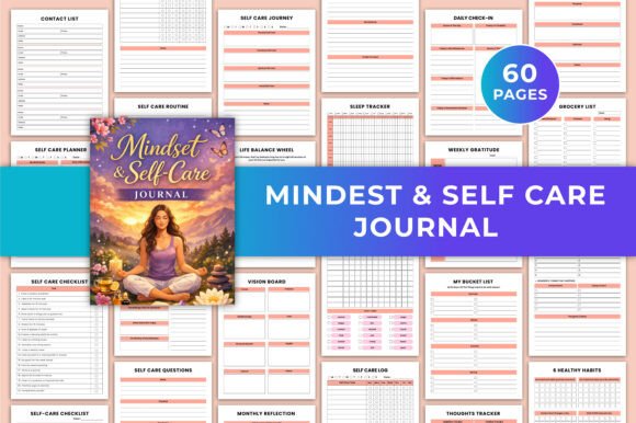 Mindset Self-Care Journal Canva KDP: A Tool for Intentional Living and Personal Growth