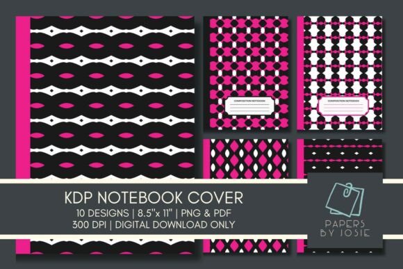 Pink Geometric KDP Notebook Cover: A Stylish and Functional Choice for Your Digital Publishing Needs