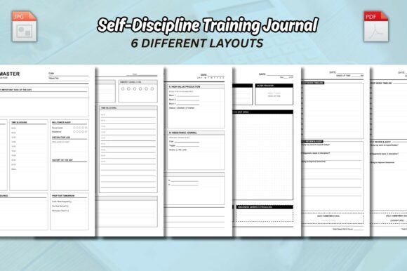 Self-Discipline Training Daily Journal: A Tool for Personal Growth and Productivity
