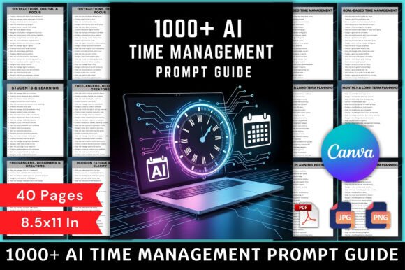 The 1000 AI Time Management Prompt Guide: A Game-Changer for Modern Productivity