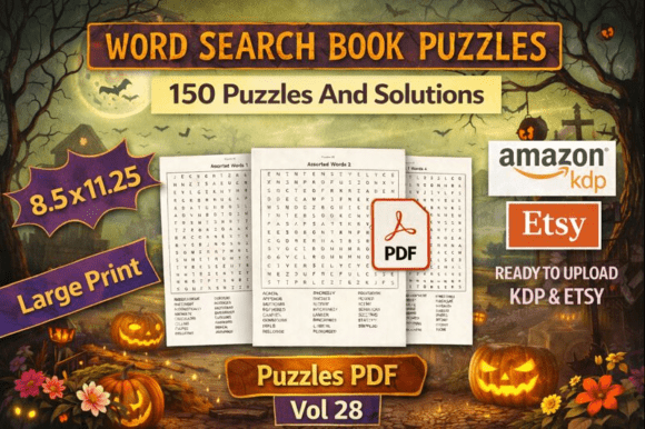 Word Search Puzzle Fun – 150 Puzzles