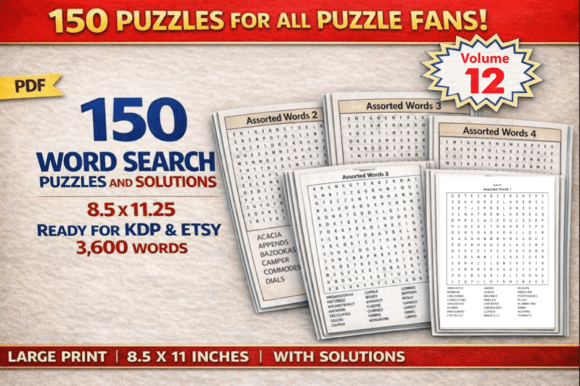 Word Search Puzzles for Adults - Vol 12: A Strategic Tool for Cognitive Engagement and Productivity